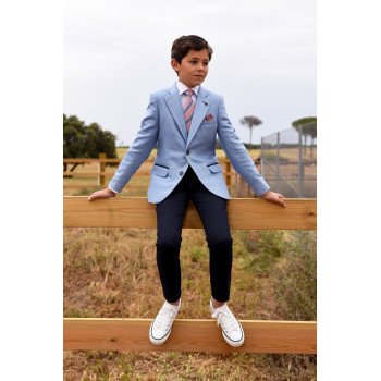 One Varones Blue First Holy Communion Jacket Style 10-04070