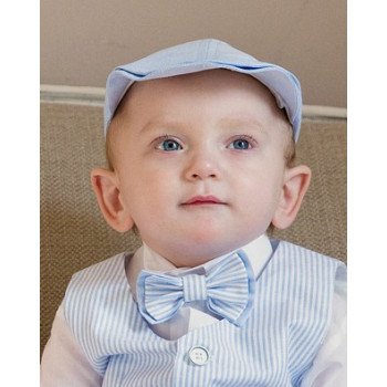 Baby Boy Christening Blue Cap Style Borys Cap