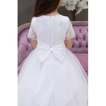 Handmade Ballerina Length First Holy Communion Dress Style ARLETTA SHORT