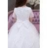 Handmade Ballerina Length First Holy Communion Dress Style ARLETTA SHORT