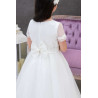 Handmade Ivory First Holy Communion Dress Style JULIA IVORY SHIMMER