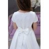 Simple Elegant Handmade First Holy Communion Dress style DEMI IVORY