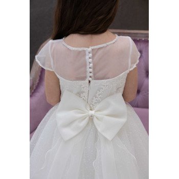 Handmade Ivory First Holy Communion Dress Style ROSARIO BIS