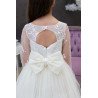 Handmade Ivory First Holy Communion Dress Style AVA BIS IVORY