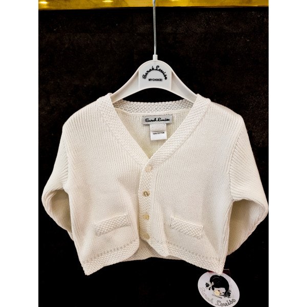 Sarah Louise Ivory Baby Girl Christening Cardigan Style 006783 Sarah Louise Ivory Baby Girl Christening Cardigan Style 006783