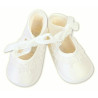 Sarah Louise Ivory Baby Girl Christening Shoes Style 004420
