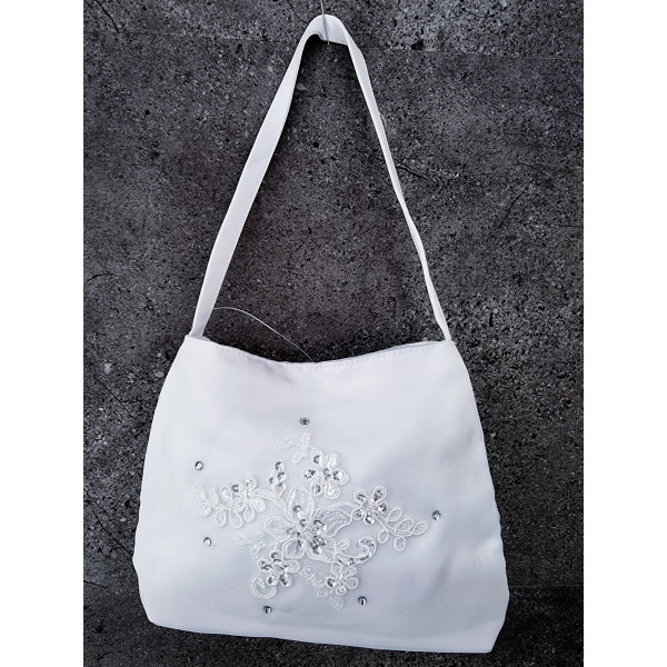 COMMUNION HANDBAG WITH LACE STYLE 6022