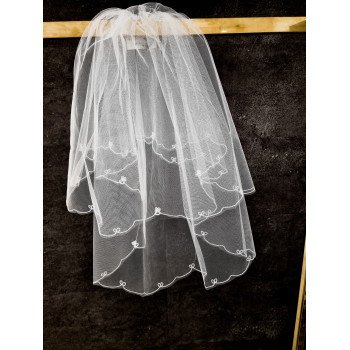 White First Holy Communion Veil Style 2114