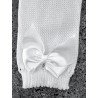 WHITE BABY GIRL KNEE CHRISTENING/BAPTISM SPANISH SOCKS STYLE 2.551/2