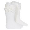 IVORY BABY GIRL KNEE CHRISTENING/BAPTISM SPANISH SOCKS STYLE 2.484/2