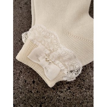 IVORY BABY GIRL CHRISTENING/BAPTISM SPANISH SOCKS STYLE 2.440/3
