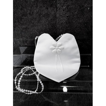 PERFECT SIMPLE COMMUNION BAG WITH PEARLS STRAP STYLE HB07