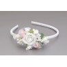 WHITE/PINK/GREEN FIRST HOLY COMMUNION HEADBAND STYLE OW-061