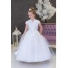 HANDMADE FIRST HOLY COMMUNION DRESS STYLE T-958