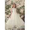 JOAN CALABRESE IVORY TEA-LENGTH FIRST HOLY COMMUNION DRESS STYLE 120349