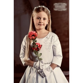 Sweetie Pie First Holy Communion Ivory Dress Style 4076