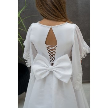 White Handmade First Holy Communion Dress Style JANETT