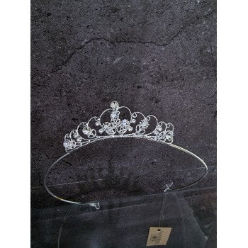 Silver First Holy Communion Tiara Style 4499