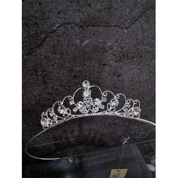 Silver First Holy Communion Tiara Style 4499