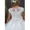 HANDMADE WHITE FIRST HOLY COMMUNION DRESS T-985