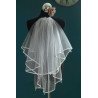 White First Holy Communion Veil Style CV162