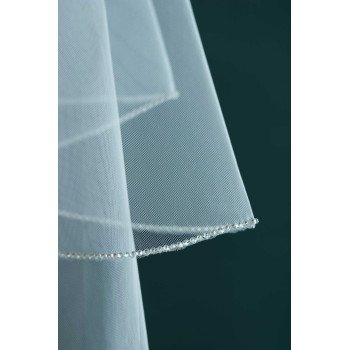 Communion Veil with Diamond Edging by Little People Style 797