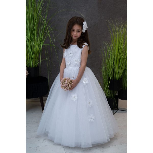 Lovely Handmade First Holy Communion Dress Style LIVIA SHIMMER Lovely Handmade First Holy Communion Dress Style LIVIA SHIMMER