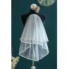 Beautiful White Communion Veil W-01