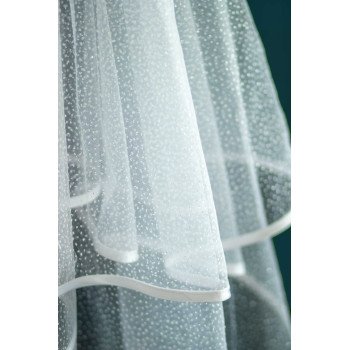 Beautiful White Communion Veil W-01