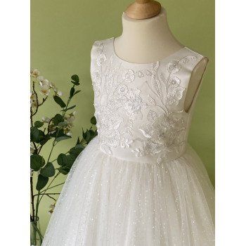 LINZI JAY IVORY FIRST HOLY COMMUNION DRESS STYLE MF607IV