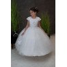 HANDMADE WHITE FIRST HOLY COMMUNION DRESS T-111