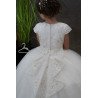 HANDMADE WHITE FIRST HOLY COMMUNION DRESS T-111