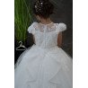 HANDMADE WHITE FIRST HOLY COMMUNION DRESS T-109