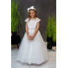 Handmade Ivory First Holy Communion Dress Style LEANDRA IVORY