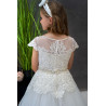 Handmade Ivory First Holy Communion Dress Style LEANDRA IVORY