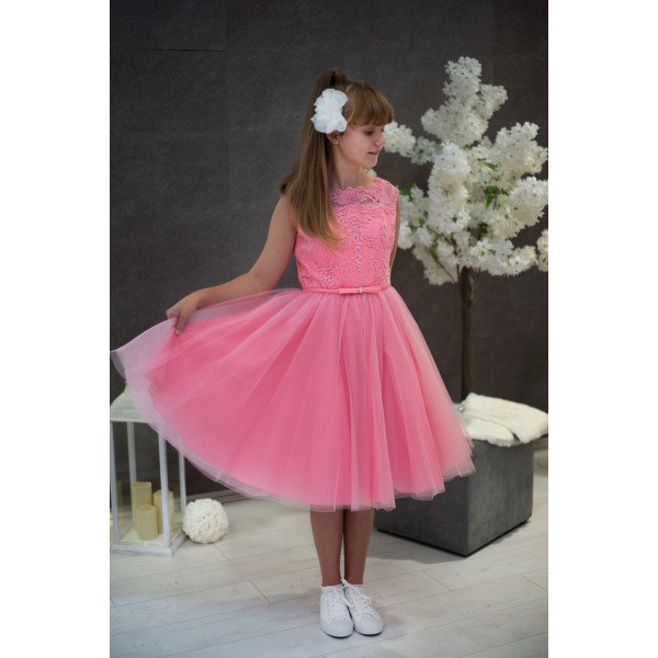 Coral Confirmation Dress Style Ko22530 Coral Confirmation Dress Style Ko22530