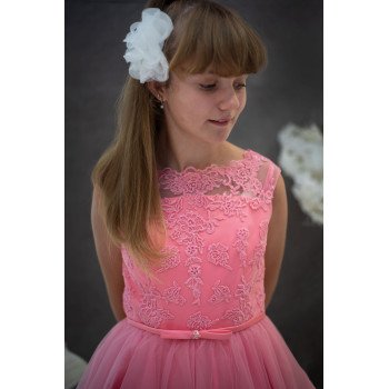 Coral Confirmation Dress Style Ko22530