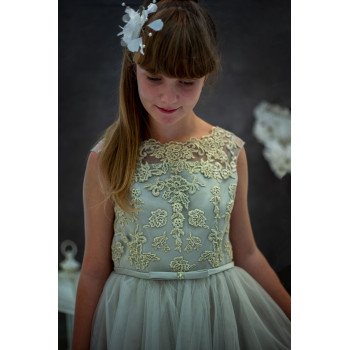 Sage Confirmation Dress Style Ko22530