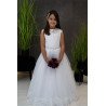 White Handmade First Holy Communion Dress Style AIDA