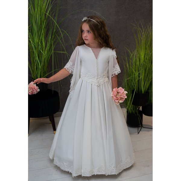Ivory Handmade First Holy Communion Dress Style JANETT IVORY Ivory Handmade First Holy Communion Dress Style JANETT IVORY