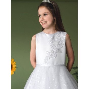 Linzi Jay White First Holy Communion Dress Style STEVIE