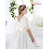 CARMY HANDMADE IVORY/PINK UNIQUE FIRST HOLY COMMUNION DRESS STYLE 2813