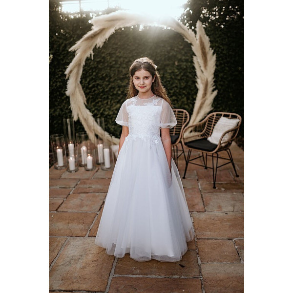 White First Holy Communion Dress Style GEA White First Holy Communion Dress Style GEA