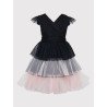 Black/Pink Confirmation Dress Style 2W-06