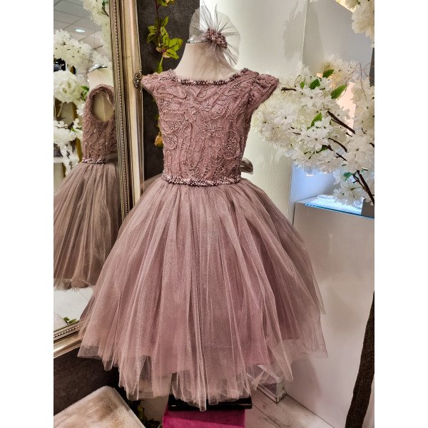 Dusky Pink Flower Girl/Special Occasion Dress Style 2620 Dusky Pink Flower Girl/Special Occasion Dress Style 2620