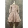 Beige/Pink 2 Piece Confirmation Set Style 2902