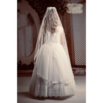 Sweetie Pie First Holy Communion Ivory Dress Style 4075