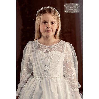 Sweetie Pie First Holy Communion Ivory Dress Style 4082