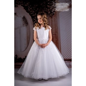 Sweetie Pie White First Holy Communion Dress Style 4087