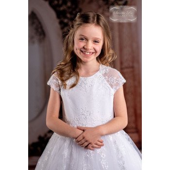 Sweetie Pie White First Holy Communion Dress Style 4087